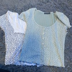 Two Brandy Melville Shirts