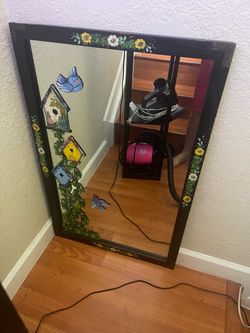 Hand-Painted Decorative Wall Mirror