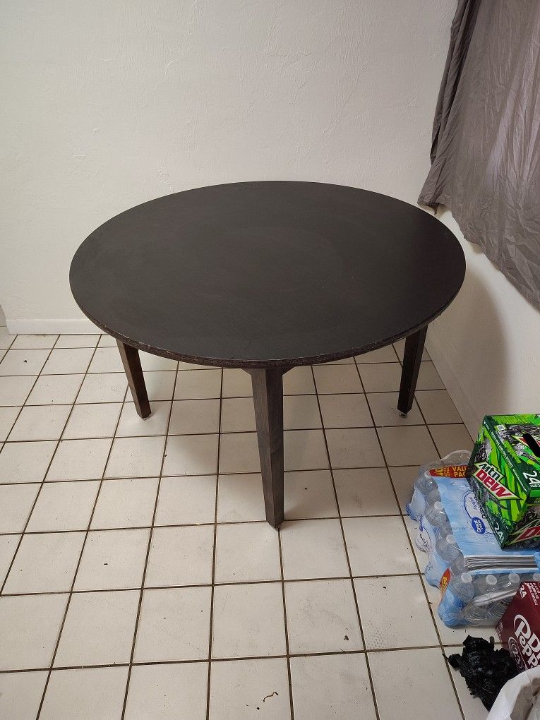 Heavy Solid Wood Dining Table