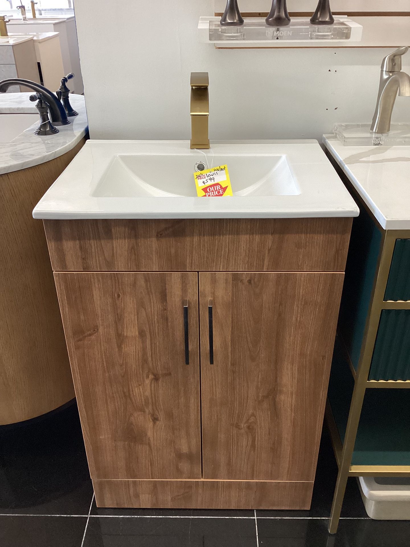 NEW 24” Bath Vanity With Ceramic Top $199