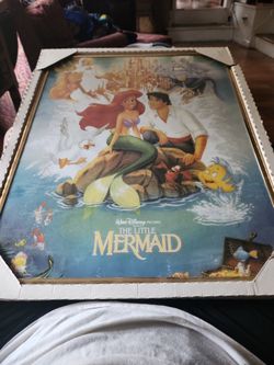 Banned Disney Artwork Framed,New