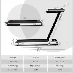 Under-desk Walking Pad/Treadmill - Goplus 2 in 1 Folding Treadmill