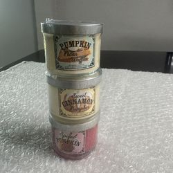 Bath & Body Works Vintage Mini Candle bundle Pumpkin Scents