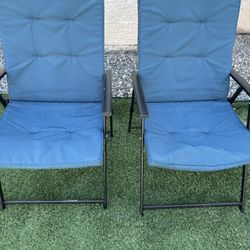 Folding Padded Chairs $30