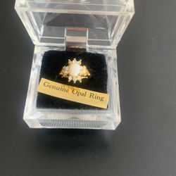 Genuine Opal Ring  Size 7