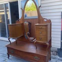 Antique Jean Harlow Style Vanity 