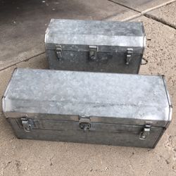 2 Hand Made Tool Boxes 