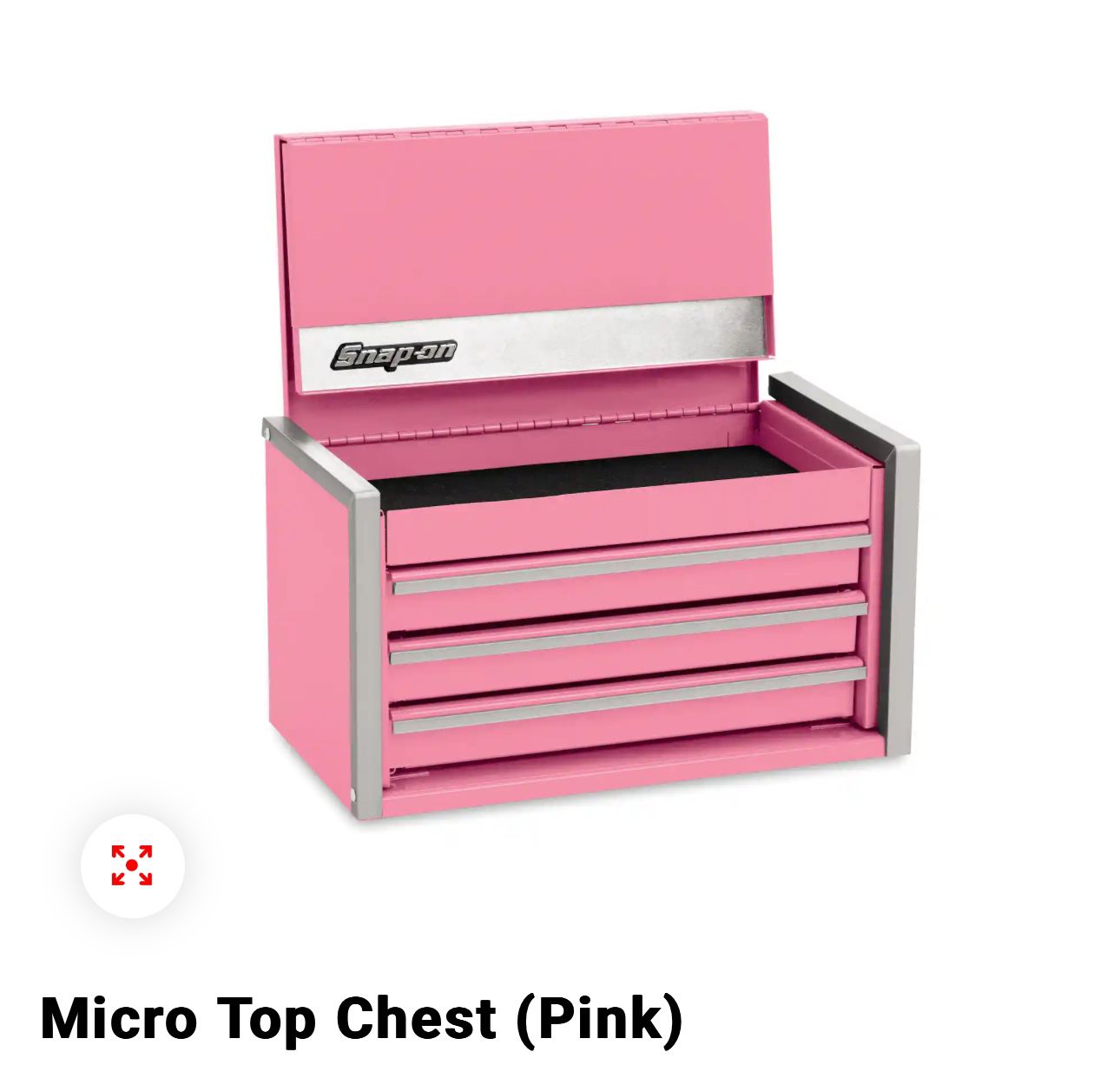 Snap On Micro Top Chest Pink 
