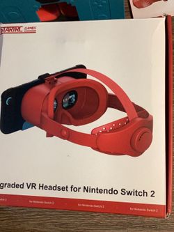 New Upgraded VR Headset Compatible with Nintendo Switch 2 (2025), Switch 2 Virtual Reality VR Glasses with Adjustable HD Lenses and Comfortable Head S