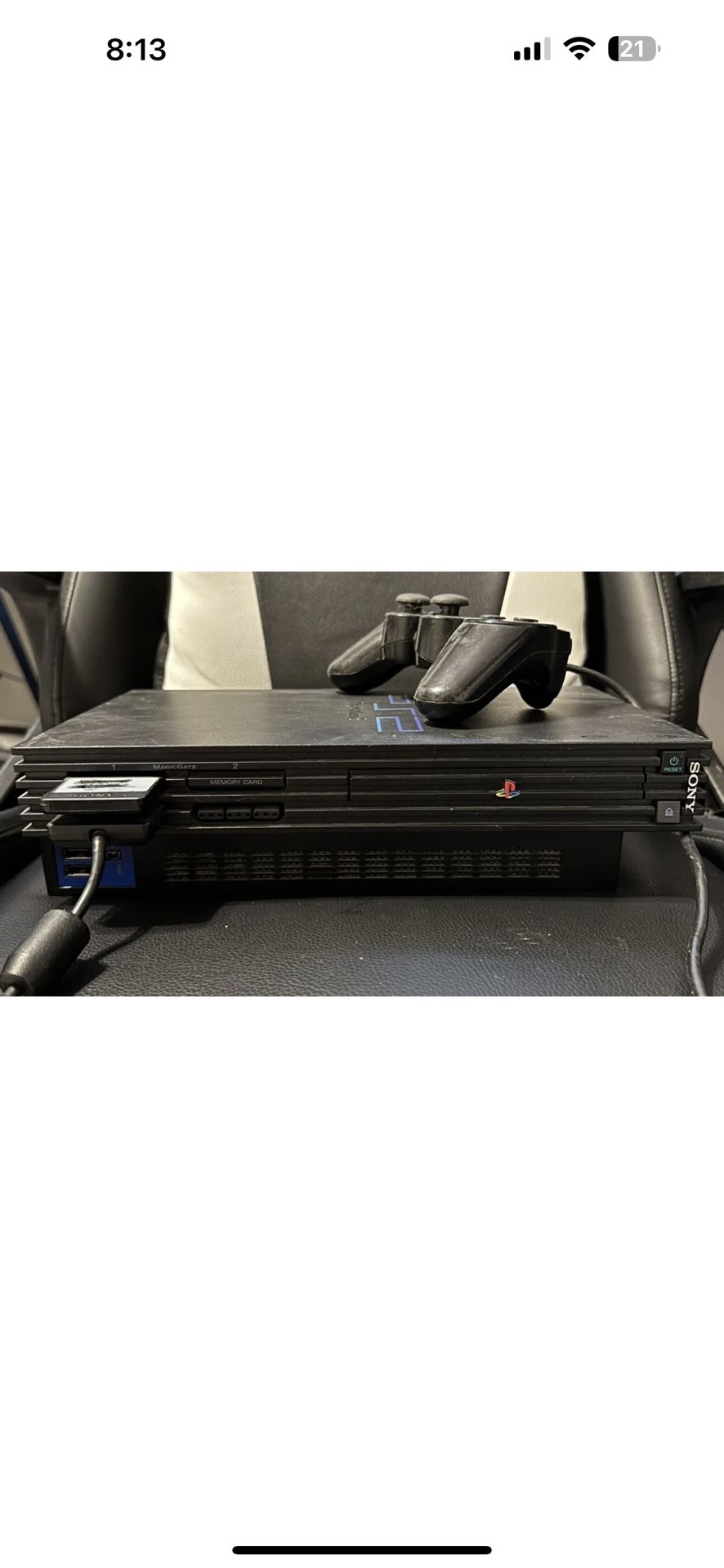 Sony Playstation 2 PS2 Fat Black Video Game System Console – TekRevolt