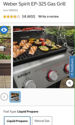 NEW ASSAMBLED FROM THE BOX WEBER PROPANE GAS BBQ GRILL