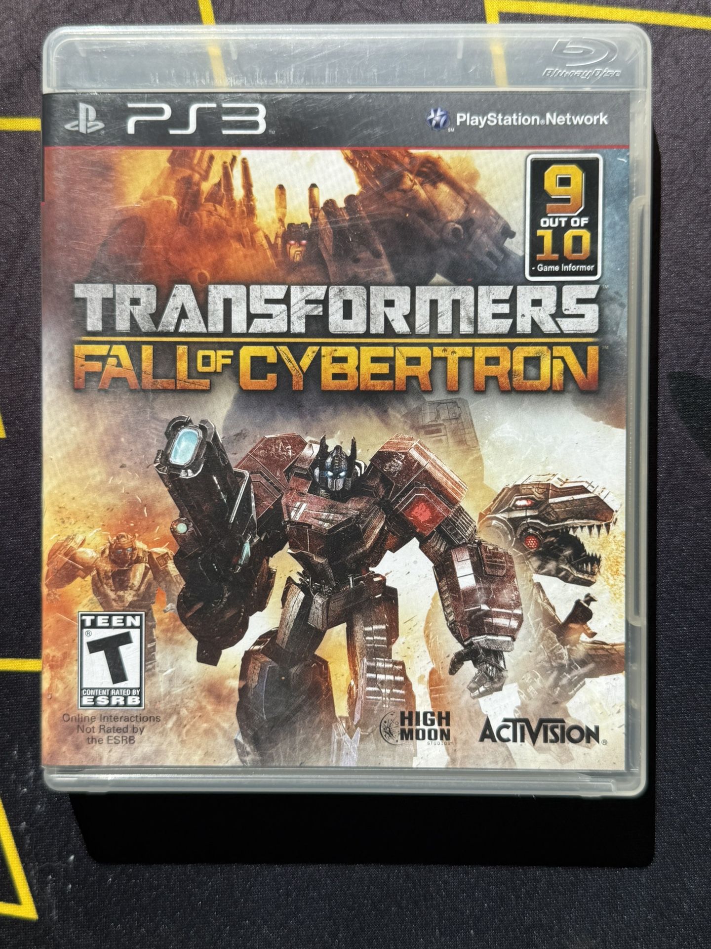 MINT CIB Transformers: Fall of Cybertron PS3 Complete w/ Manual | Flawless Disc