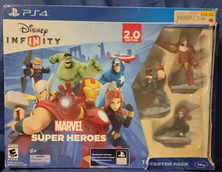 Disney Infinity 2.0 Starter Pack (Marvel Super Heroes) for PS4 - New & OVP