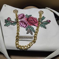 Andrew Marc New York Leather Flower Purse
