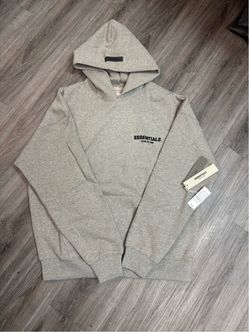 Fear of God Essentials Grey Pullover Hoodie