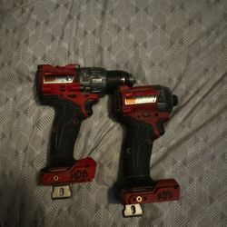 Milwaukee impact and drill 