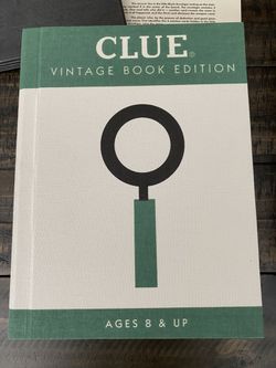 Clue Vintage Book Edition