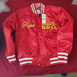 Mens Small Satin Embroided Jacket