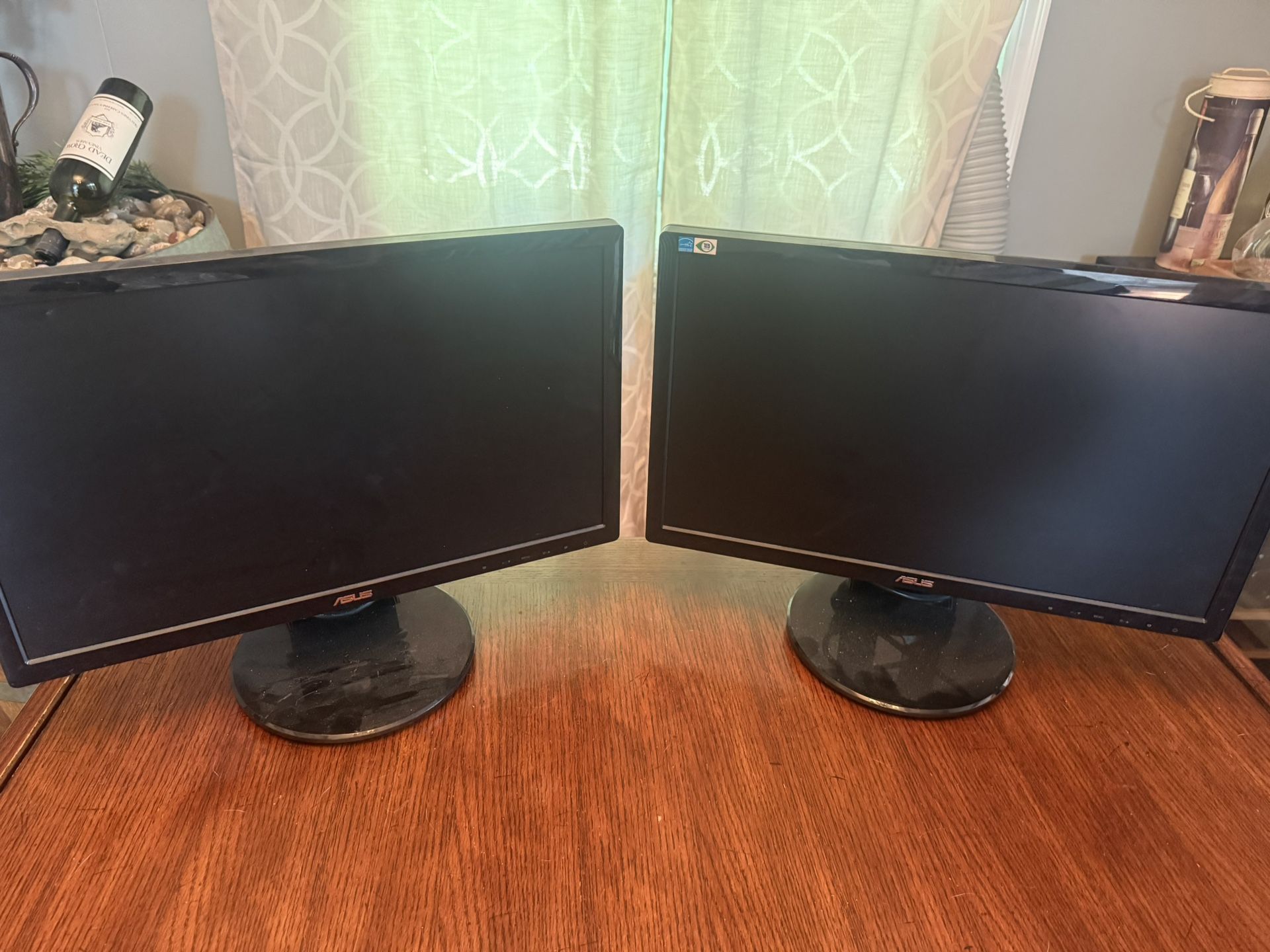 Pair Of Computer Monitors 