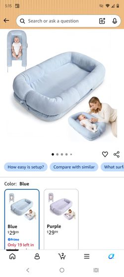 Brand New In Box Light Blue Baby Support Cushion $20