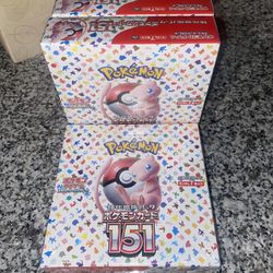Pokemon 151 Japanese Sealed Booster Box (3 Available)