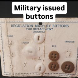Military Button Card Set Up For Quick Repair