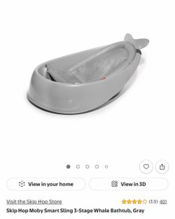 Moby smart sling 3 stage bath tub