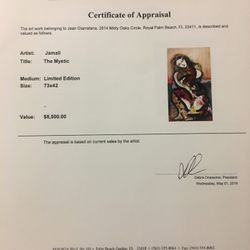 🔥 Jamali “The Mystic” Limited Edition – Certified $8,500 Art Piece (73x42)