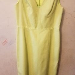 Chartreuse Tahari Dress 