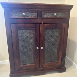 Liquor/Wine Storage Cabinet (Pier 1 Imports)