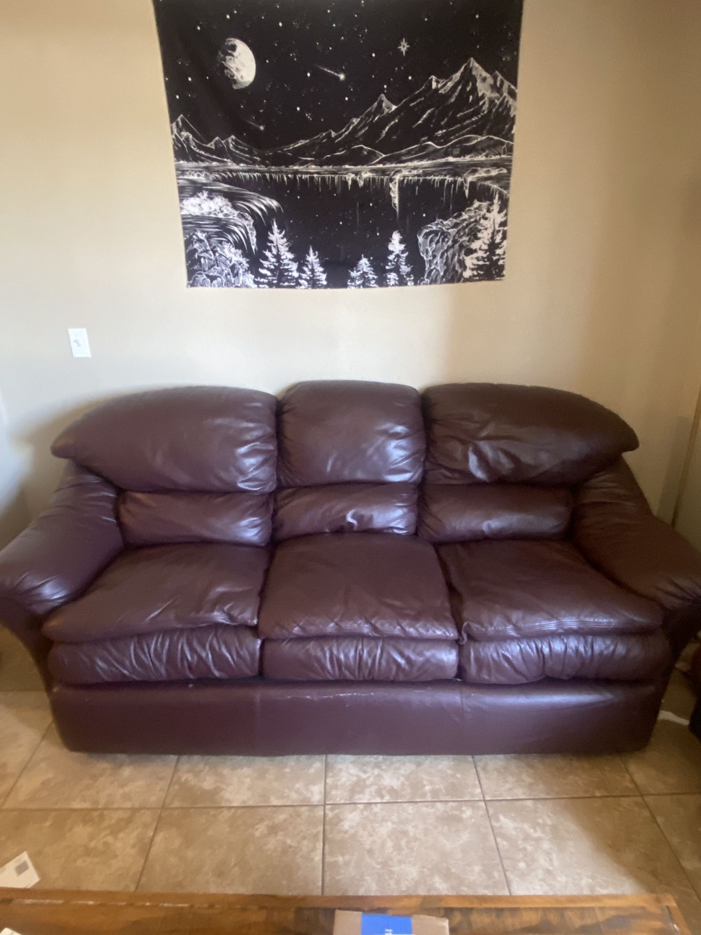 Leather Couch