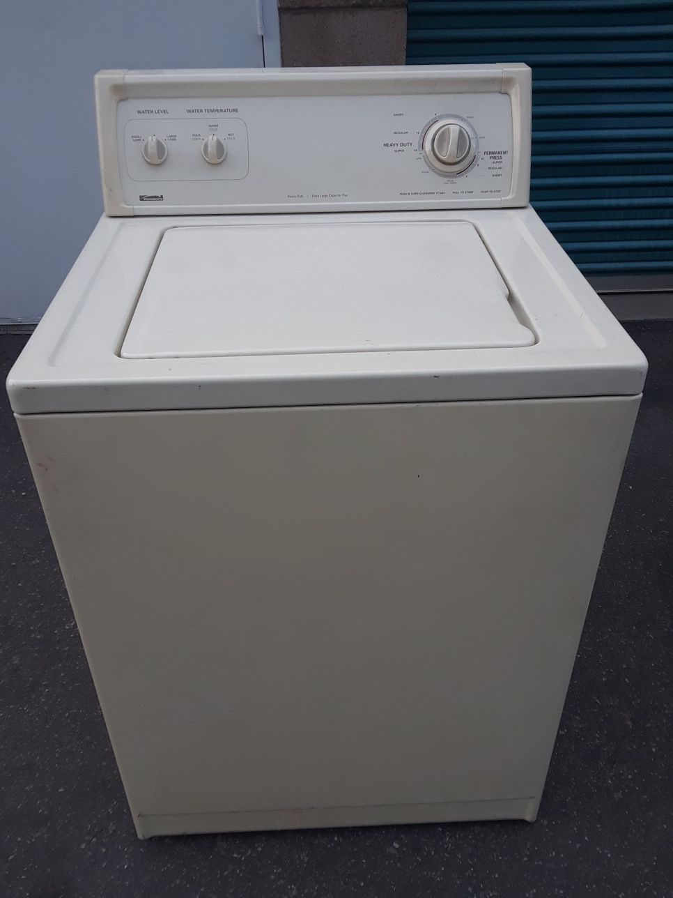Kenmore washer "color almond "