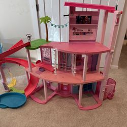 Barbie Dream House And Remote Car