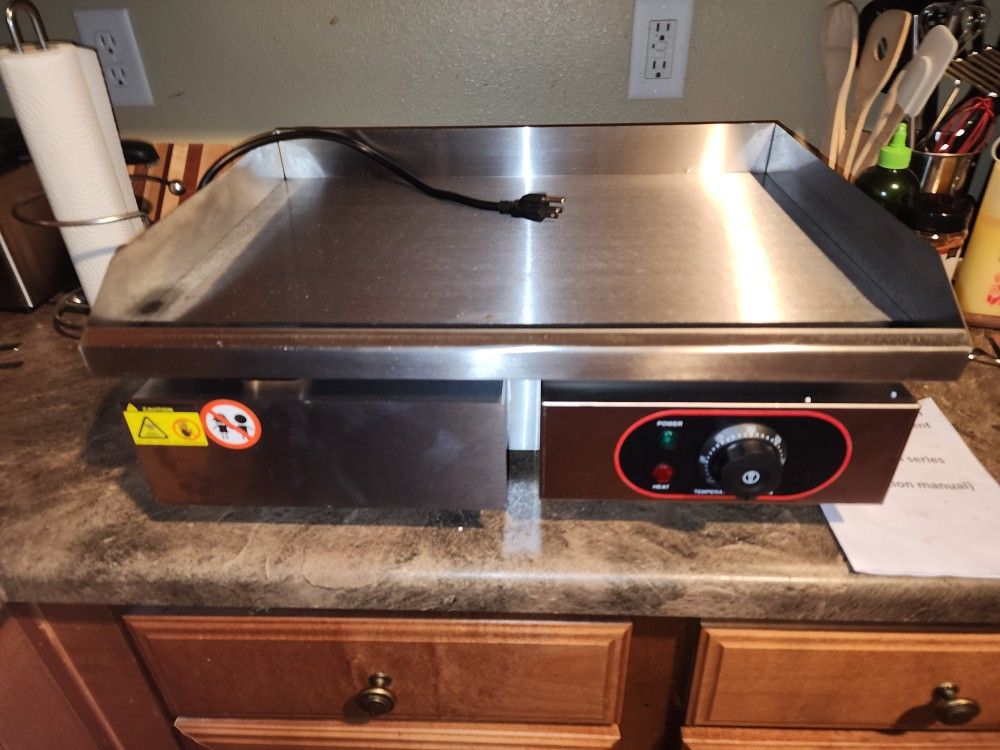 NEW Electric Flattop Grill BBQ