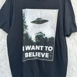 New Short Sleeve X-Files T-Shirt Size XL