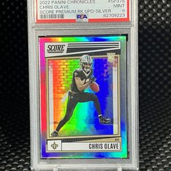 ⚜️2022 Chris Olave ROOKIE SILVER PRIZM ! ⚜️