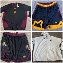 Adidas James Harden NCAA Arizona State Sun Devils ASU Basketball Shorts Sz.XL