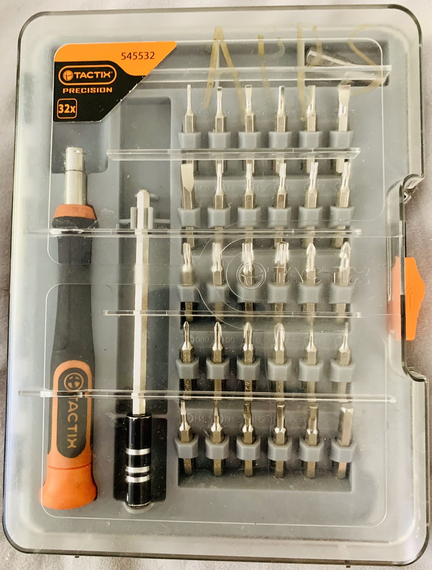 Tactix Precision Screwdriver Bit 32pcs/set