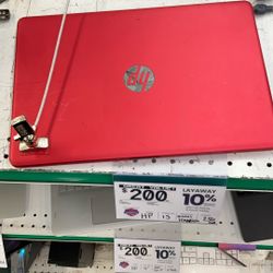 Red Hp Laptop 256 Gb