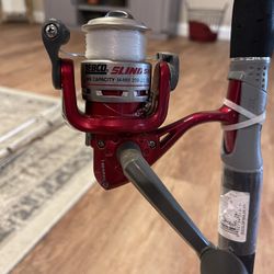 Zebco Slingshot Spinning Reel On 5'6' Zebco Slingshot Rod # 6 for Sale in  Plant City, FL - OfferUp