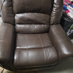 Leather Recliner 