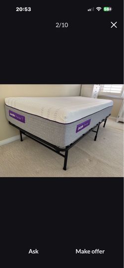 Open Box (never used) Size Twin XL Brand Purple Material Coil Firmness Medium firm Thickness 11-15 in