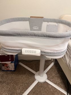HALO BassiNest Swivel Sleeper Luxe - Dove Gray Tweed