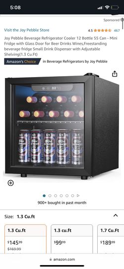 Joy Pebble Mini Fridge 