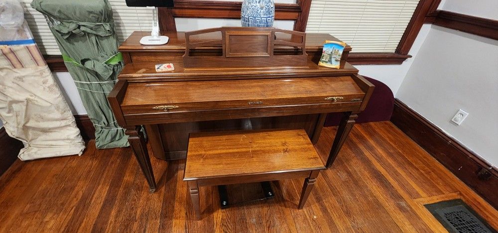 Beautiful Condition Piano And Bench