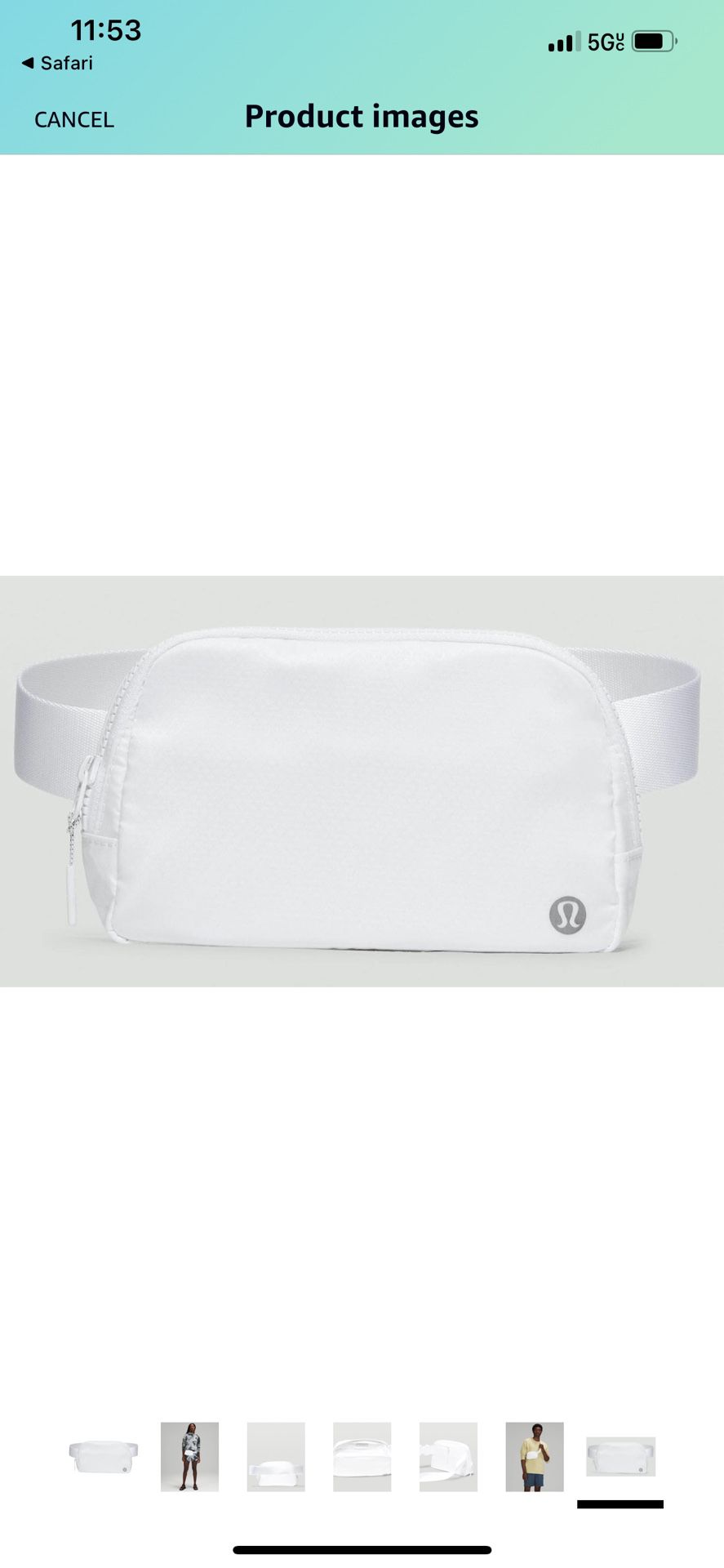 Lululemon Everywhere Belt Bag White