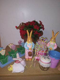 Easter home decor easter bunny decorations