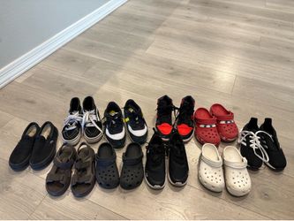 Bundle of boy shoes