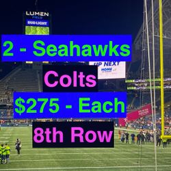 Seahawks Colts Tickets 
