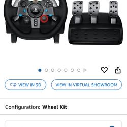 G29 Steering Wheel N Pedals For PS3 ,4 And 5 And Pr